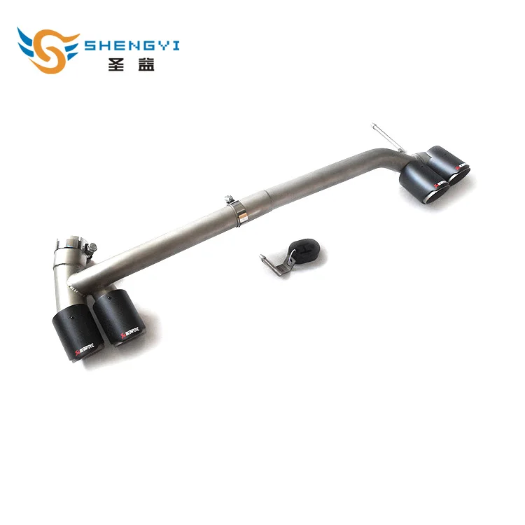 

car rear exhaust pipe muffler tip fit for 2017-2019 4 series BMW 420 425 430 modified with MP MT bodykit or original car bumper