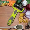 Myvit Vegetable Cutter with 3 Blades 360 Degree Rotary Multifunctional Potato Peeler Fruit Planer Kitchen Gadgets ► Photo 2/5