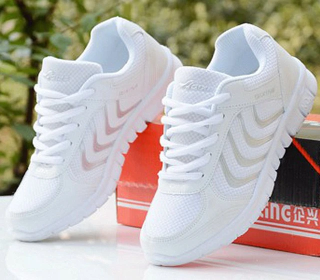 Zapatos de mujer 2018 llegadas moda tenis Femenino transpirable zapatos de malla para mujer zapatos zapatos de mujer Zapatillas de deporte 912 - AliExpress