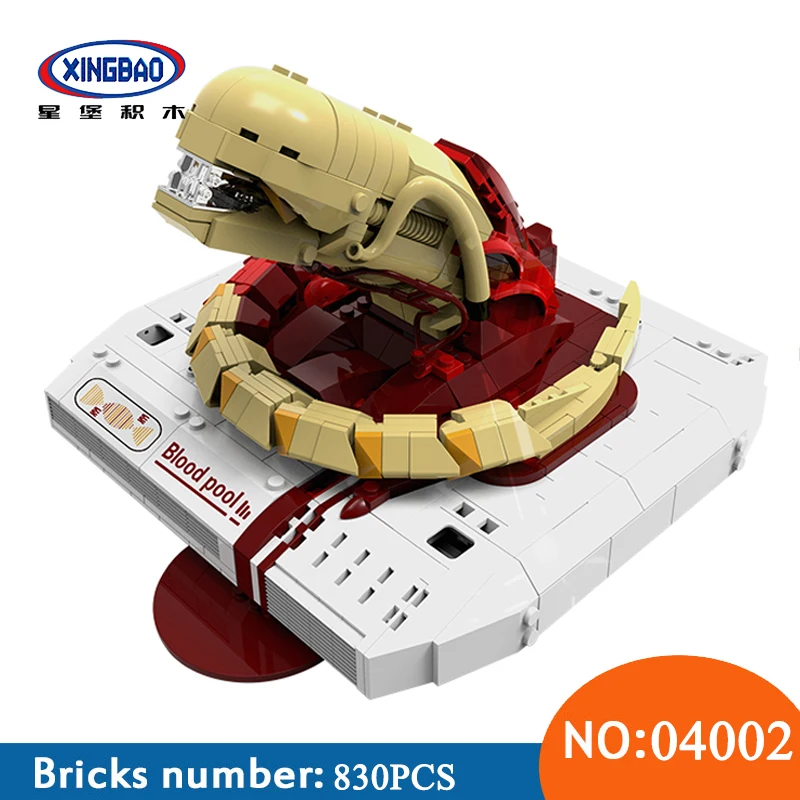 Xingbao 04002 830 шт. подлинный креативный фильм MOC серии Новый инопланетянин набор