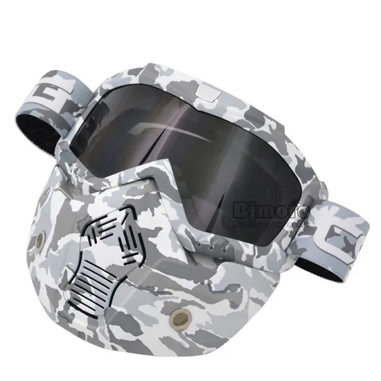 Винтажная маска для шлема, съемные очки для мотокросса, очки для скутера, шлемы, маска для мотокросса, солнцезащитные очки для катания на лыжах - Цвет: Model 4