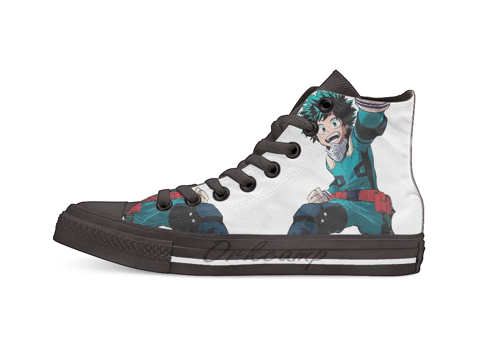 

Deku Mark II Unisex High Top Canvas flat Casual Custom shoes Drop Shipping