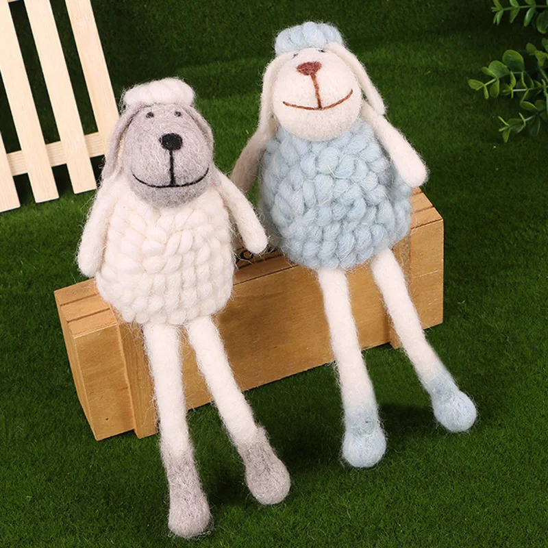 

Cute Anime wool Sheep Lamb Baby Plush Toys Doll Kawaii Soft Stuffed Plush Toy for Gift