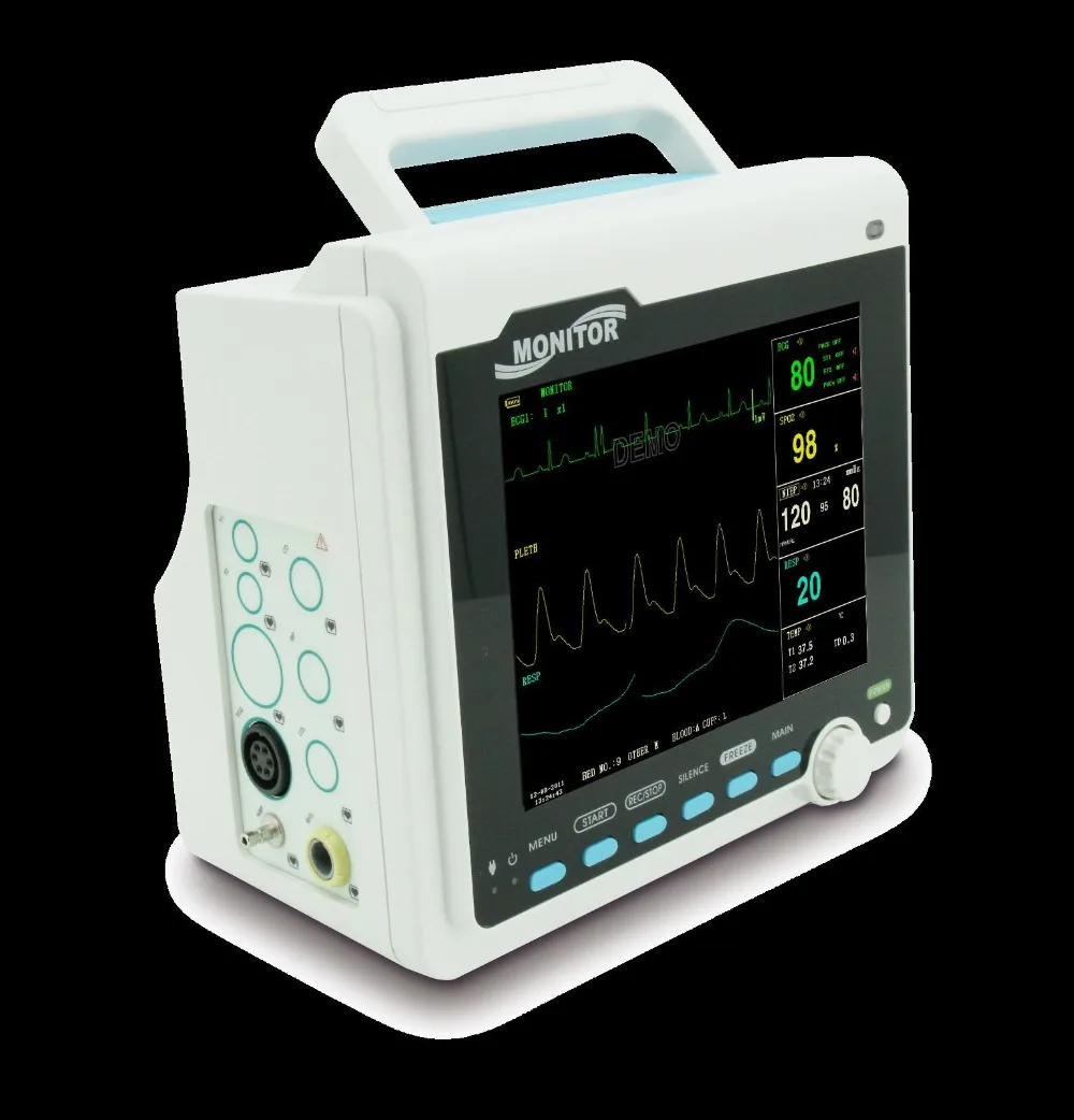 CONTEC Multi parameter ICU/CCU Patient Monitor,ECG+NIBP+Pulse Rate+SPO2