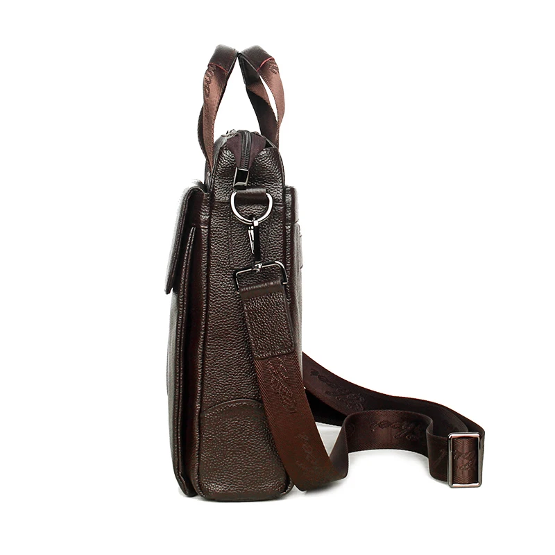 Сумка мессенджер Cheer Soul Мужская из натуральной кожи для ноутбука|fashion handbag|handbags