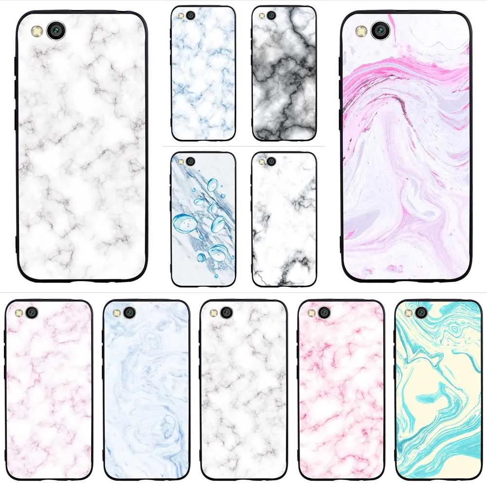 

Hybrid Pure Marble Phone Cover for Xiaomi Mix F1 Mi 8 Lite Case A1 A2 6 Cases A7