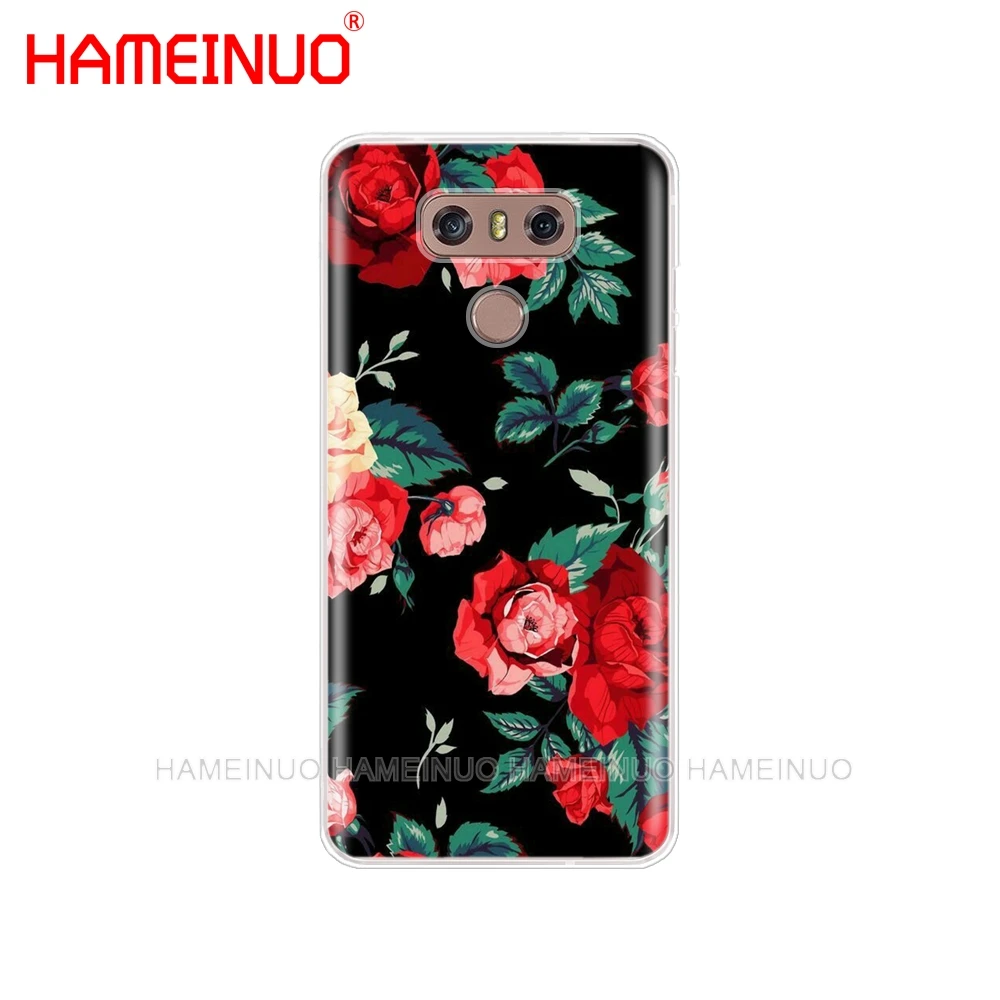 HAMEINUO цветок розовый пион чехол для телефона LG G7 Q6 G6 MINI G5 K10 K4 K8 2017 2016 X POWER 2 V20 V30