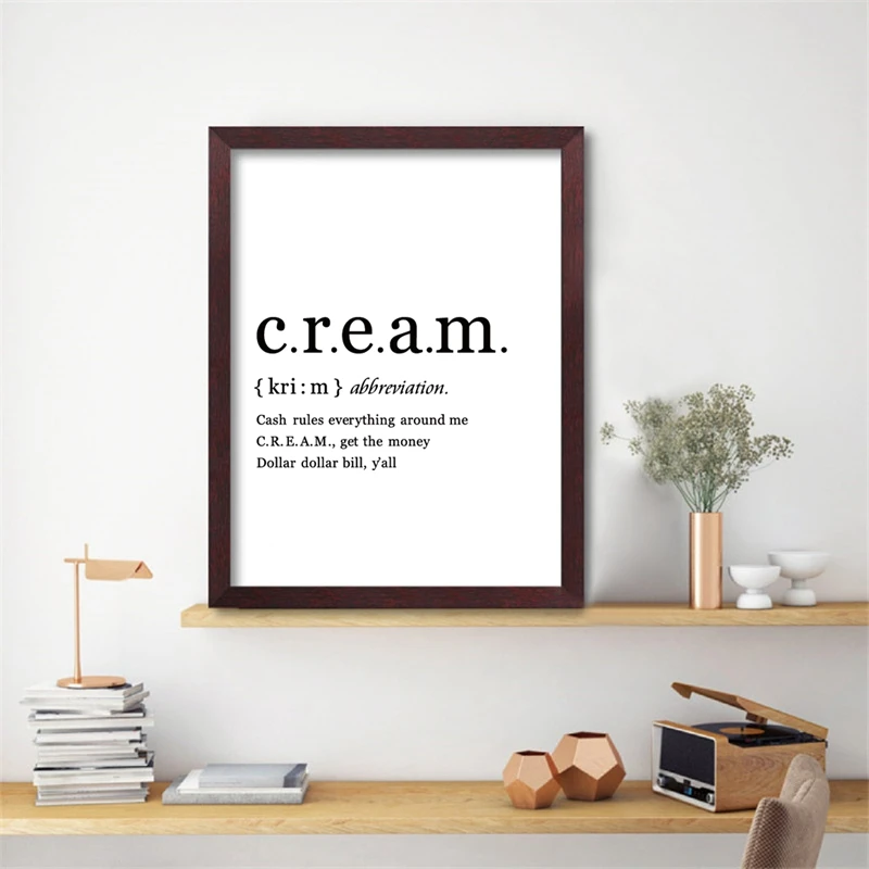 Wu Tang Clan Rap Lyrics Wall Art Print