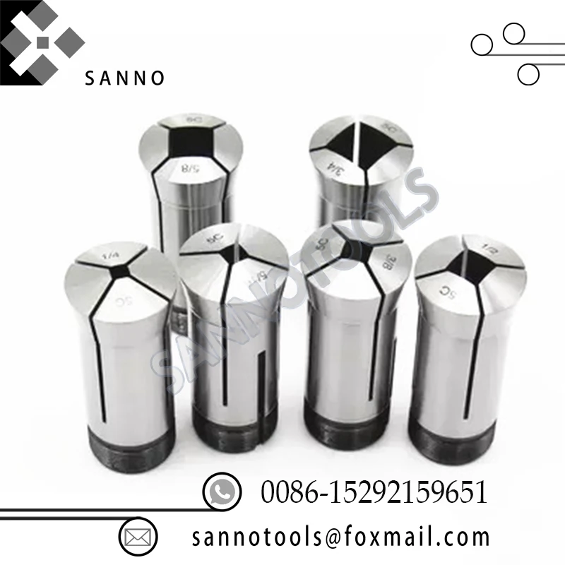 High Precision Round Square Hex Type 5C Clamping Collet 5C Spring Collet