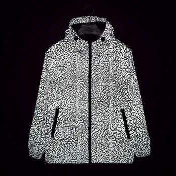 

Reflective Jacket Men/women Harajuku Windbreaker Jackets Hooded Streetwear Coat Outwear Slim Coats Casual Windbreaker Shining