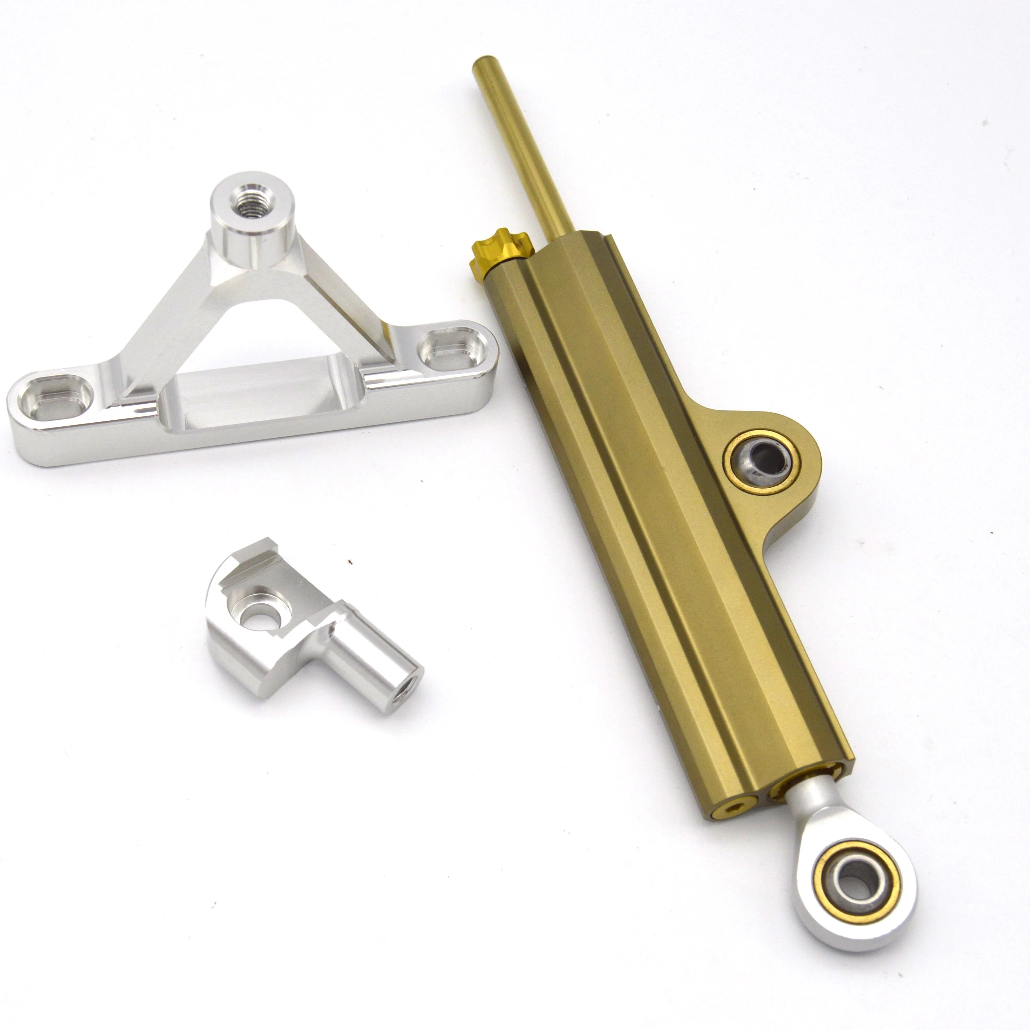 

CNC Aluminum Adjustable Motorcycles Steering Stabilize Damper Bracket Mount Kit For KAWASAKI ZX6R ZX 6R ZX-6R 636 2007 2008
