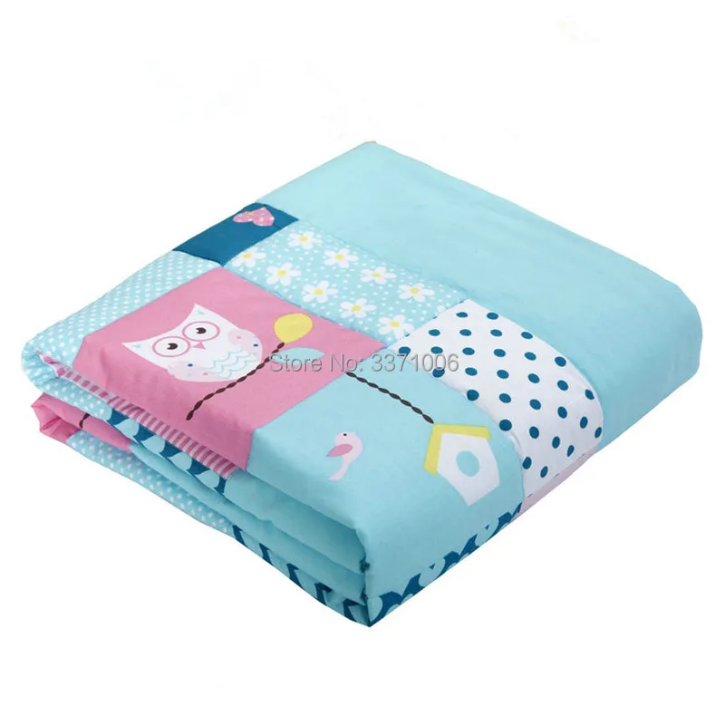 

Cartoon Printed Cotton Baby Crib Quilt Newbaby Bedding Stes Infant Quilts Thin Quilt Air Conditioning Quilt