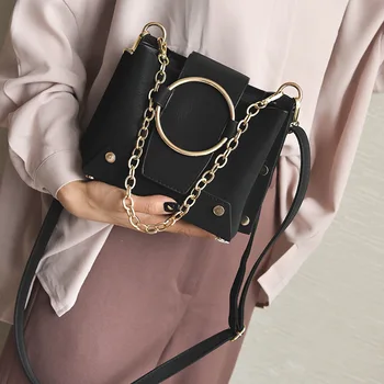 

2020 Women Messenger Bags High Quality CrossBody Bag PU Leather Female Shoulder Bag Mini bucket bag for girls M209