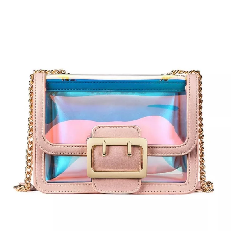 

ZHENXUEBags for women summer 2019 fashion trend clear jelly shoulder bag, single-shoulder crossbody bagThe summer package