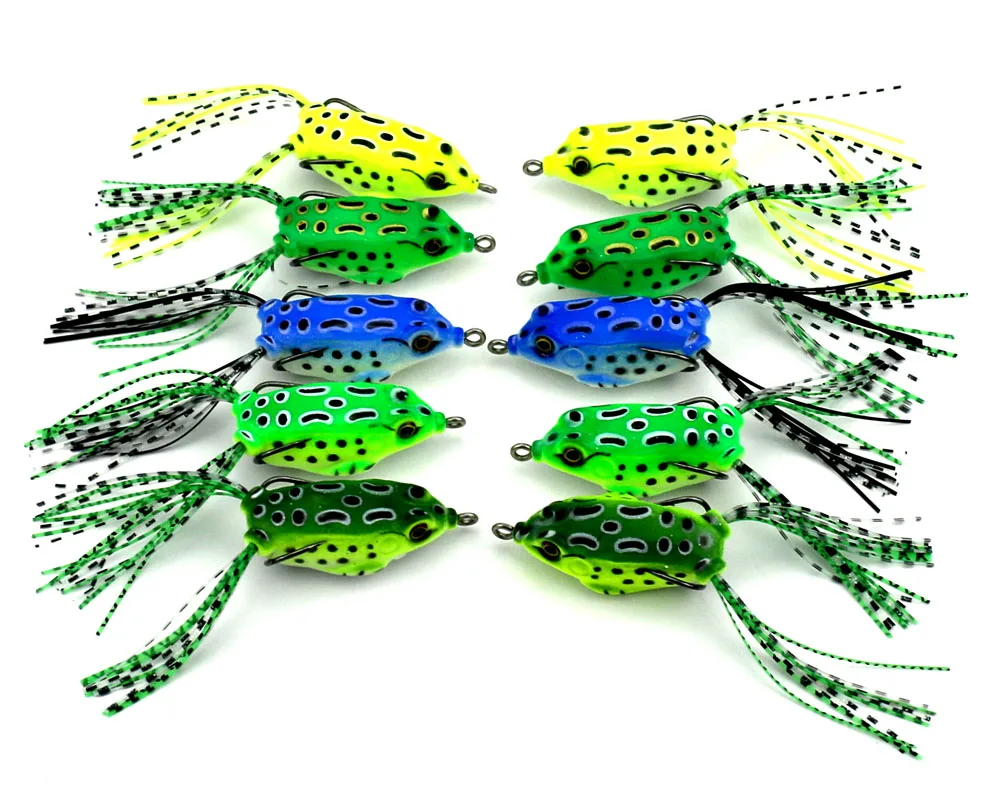 HENGJIA soft tube bait 20pcs japan plastic fishing lures frog lure