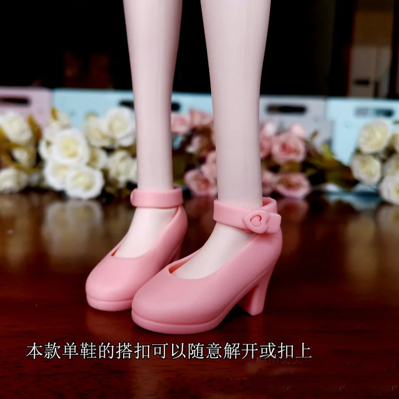 1 пара модных туфель на высоком каблуке для 1/4 BJD куклы аксессуары-сандалии игрушка для девочек