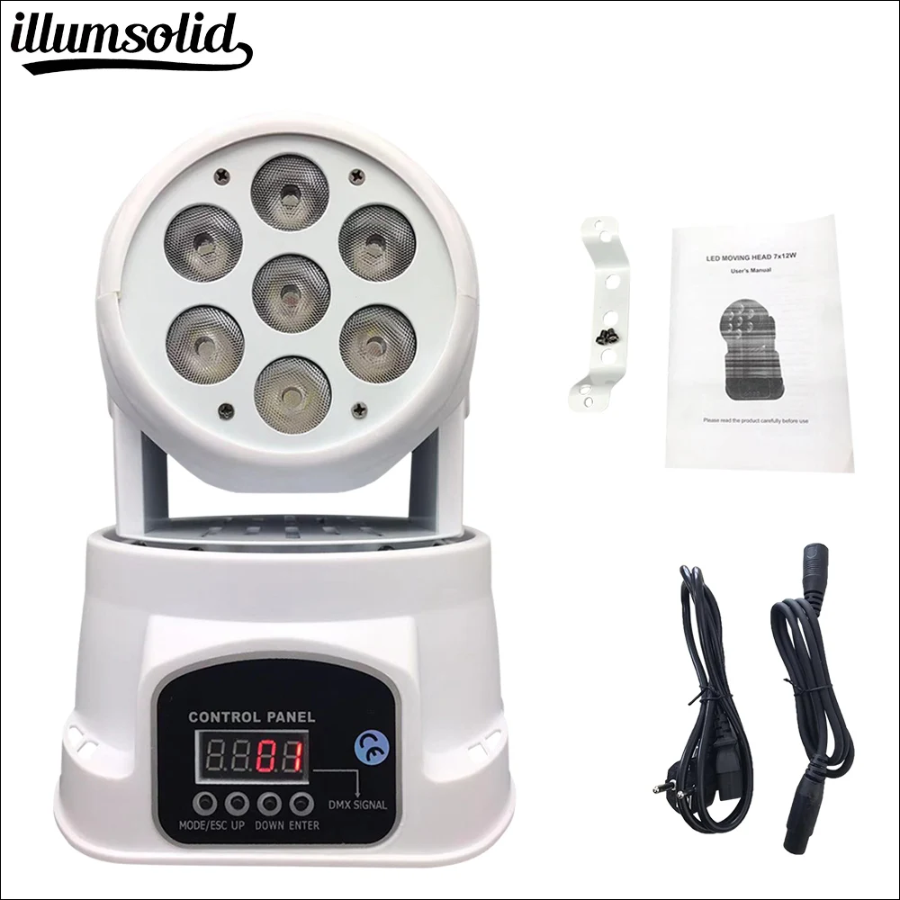 

moving head beam 7x12w RGBW Show KTV Disco DJ Party for Stage Lighting