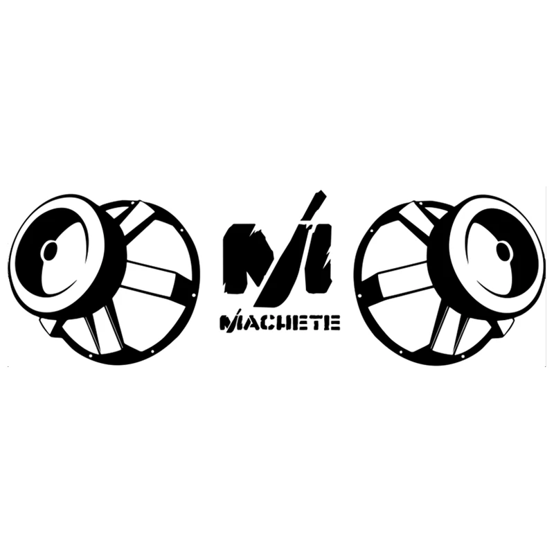 

CS-035#18.8*58cm Machete funny car sticker and decal vinyl auto car stickers