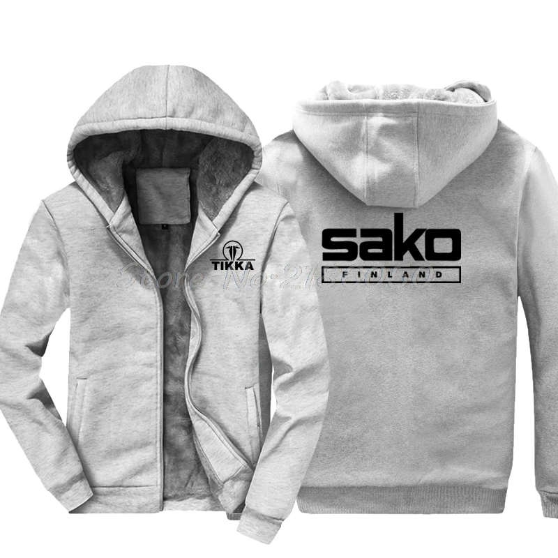 

Hot Sale Fashion Men Cotton Hoodie New Tikka By Sako Finland Firearms Logo Men's Black Sweatshirt Harajuku Jackets Tops