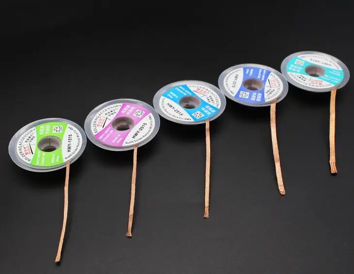 5pcs 1.5m Length Solder Wick 1515/2015/2515/3015/3515 Desoldering Wire