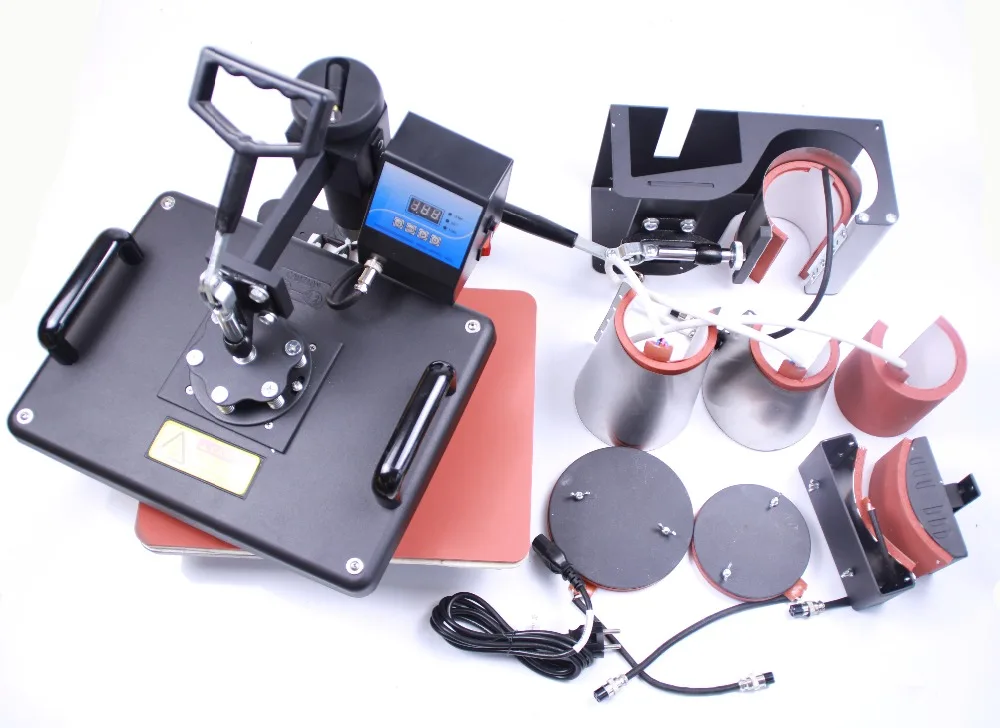 

Cheap High Quality 8 In 1 Combo Heat Press Machine ,Sublimation machine ,Plate/Mug/Cap/TShirt heat press,heat transfer machine