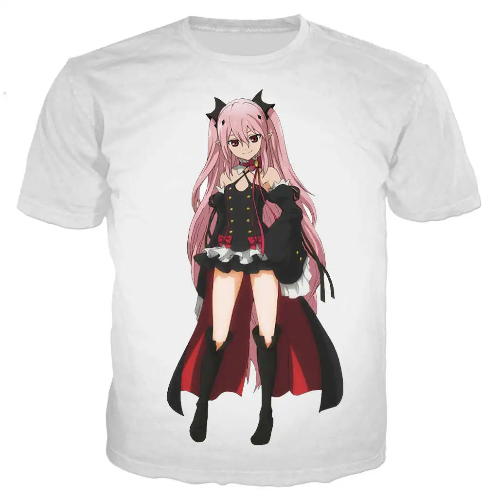 Новая крутая футболка для мужчин и женщин с аниме Owari No Seraph футболки 3D принтом