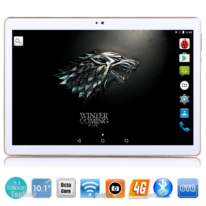  10 inch Tablet PC Octa Core 4GB RAM 32GB ROM 8 Cores IPS HD Screen GPS Android 5.1 Tablets MID for Kids DHL Free Shipping 