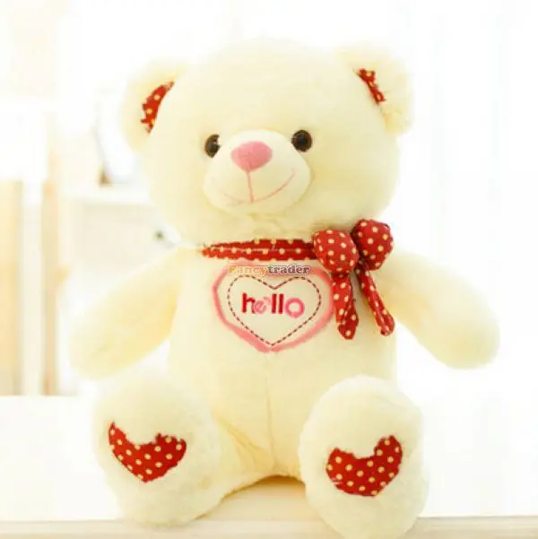 Fancytrader 59 ''/150 см милая мягкая плюшевая игрушка Hello Teddy Bear 2 вида цветов в наличии!