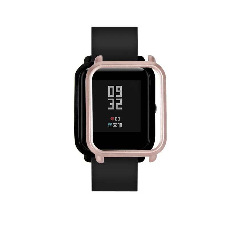 Тонкий цветной Чехол рамка чехол из поликарбоната защитный для Xiaomi Huami Amazfit Bip Younth