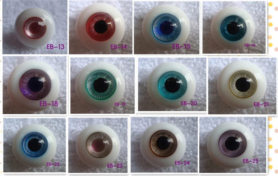 

EB Hand made BJD Doll Glass eye YOSD MSD SD doll eyes fit for all doll ,Factory sale directly Free shipping