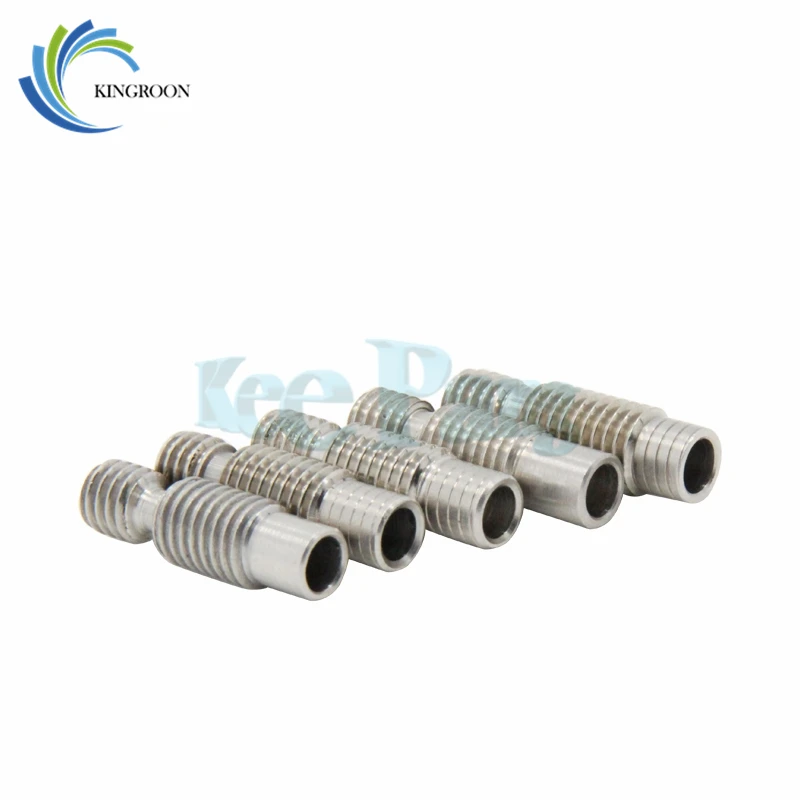 الفولاذ المقاوم للصدأ V6 الحلق بودين تفلون أنبوب طويل موضوع ل 1.75 ملليمتر 3 ملليمتر خيوط 3D الطابعات أجزاء المعدني الكامل جزء تتحمل 4.1 ملليمتر