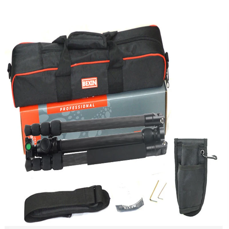 Профессиональный штатив Bexin W284C+ H36 из углеродного волокна для путешествий, съемный монопод для Canon, Nikon, sony, Dslr, портативная камера