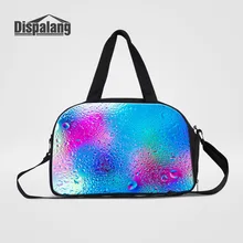 Dispalang большой емкости мужской женский багажный мешок капли воды дорожная сумка с самостоятельной обувной единицей Досуг пакет вещевой мешок