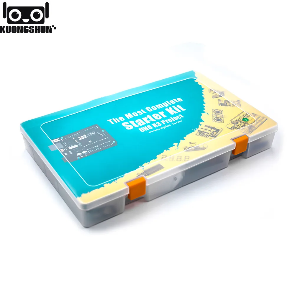 

KUONGSHUN RFID Diy kit For UNO R3 Project Complete Starter Kit with Video Tutorial (63 Items) And Programming