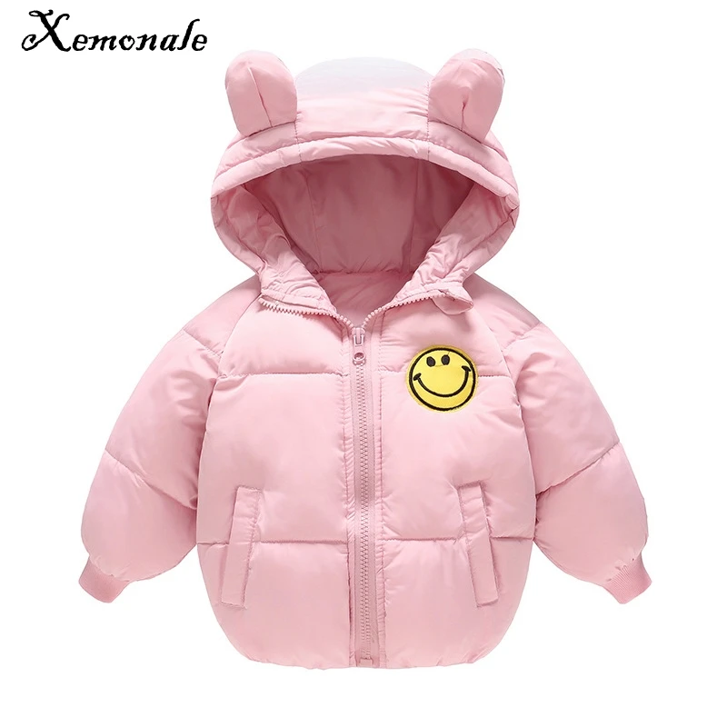 

Xemonale 2018 lovely New Winter Boys Girls Children's Feather Down Cotton clothes Baby Boy Baby Girl Thicker Cotton Coat Jacket
