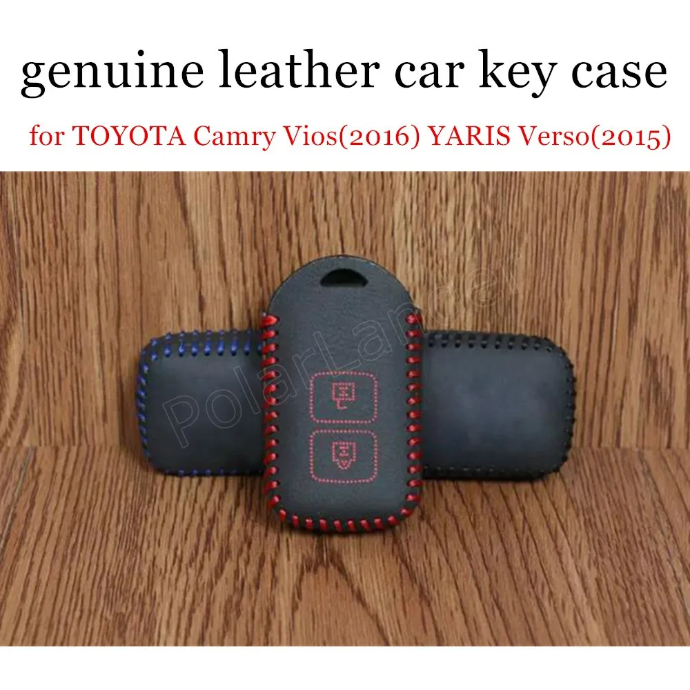 Только красный цвет красивый подходит для TOYOTA Camry Vios(2016) YARIS Verso(2015) швейный кожаный