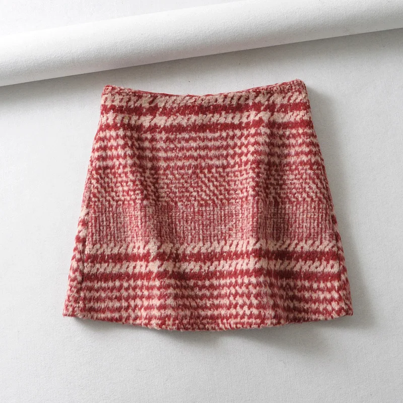 WF50-898 Европейская и американская мода волосы половина длины юбка