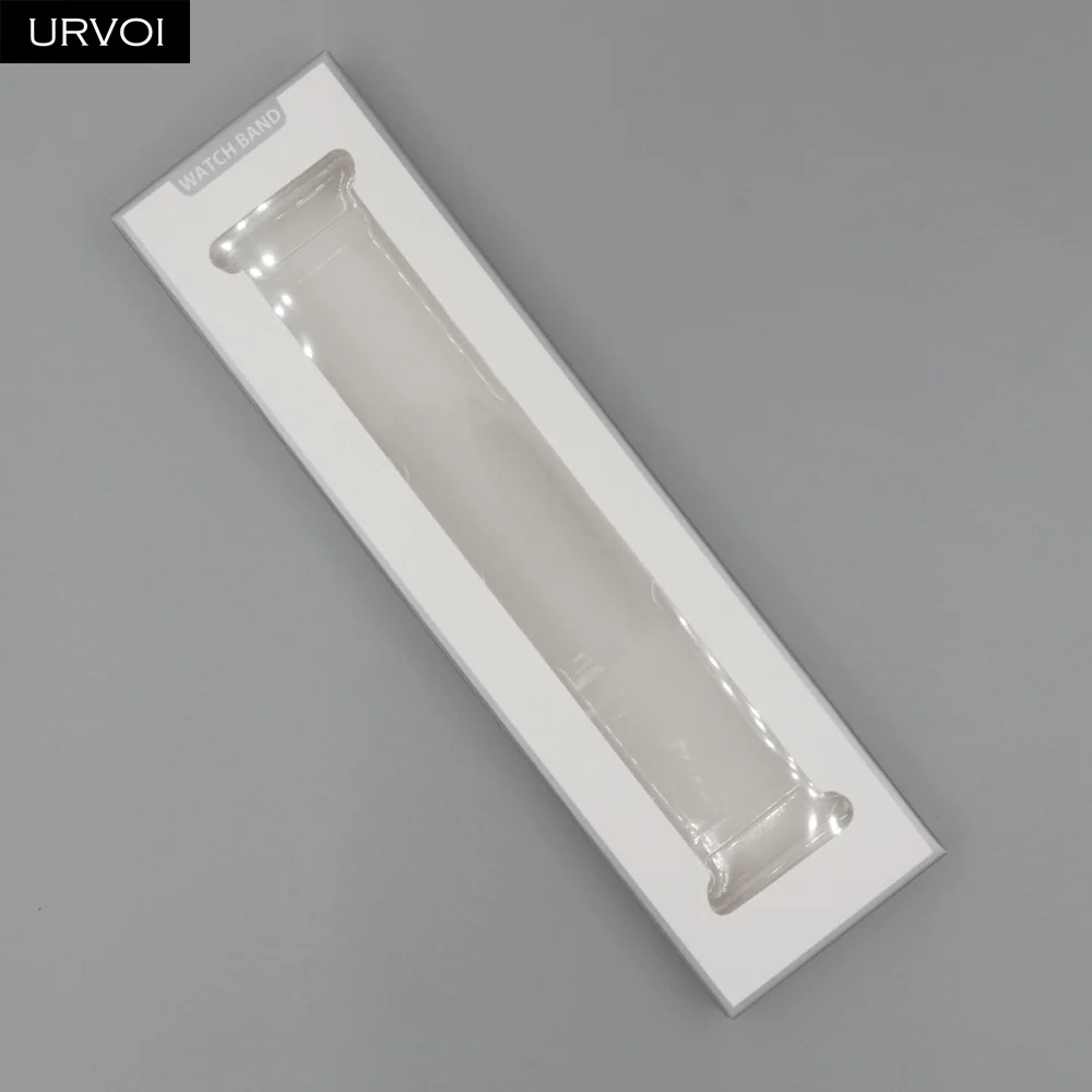URVOI розничная коробка для Apple Watch Миланская петля Спортивная петля силиконовая лента бумажная коробка с пластиковой внутренней 3 шт подарочная упаковка