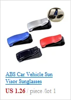 ABS автомобильный солнцезащитный козырек, солнцезащитные очки, очки, держатель билета, зажим, авто крепеж, зажим, авто аксессуары