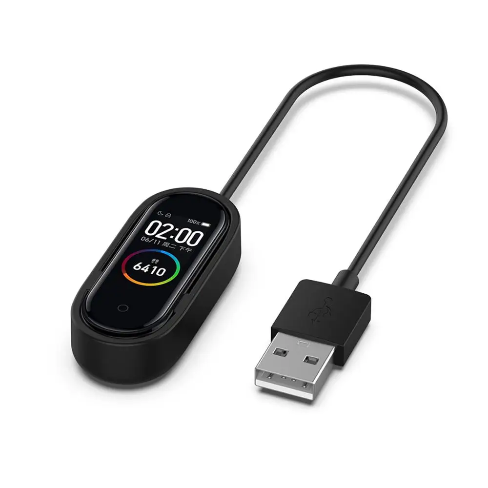 2 в 1 для Xiaomi mi band 4 защитная пленка экрана Mi Band зарядное устройство магнитный USB