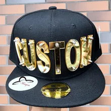 Хип-хоп буквы$ болты Шипы Заклепки Кепка в стиле хип-хоп плоская верхняя часть Кепка Snapback оптом шляпы