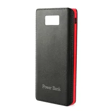 Power Bank 20000Mah Portable Charger PU Leather 4 USB Powerbank External Battery for Samsung s8 Xiaomi mi 6 Cargador Portatil