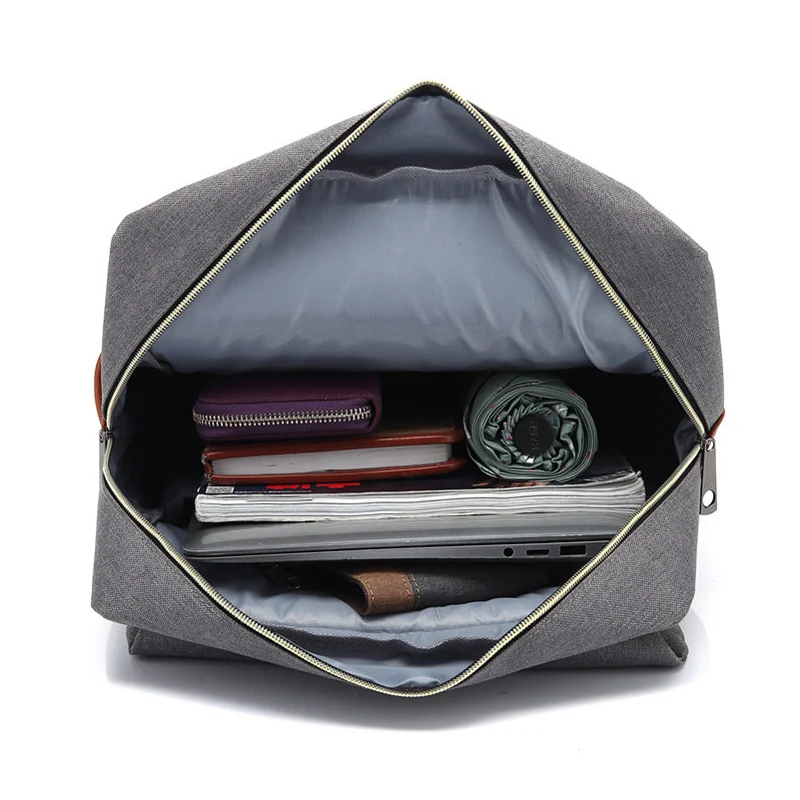 Vintage Unisex Oxford Waterproof Backpacks Large Capacity Men Canvas Travel Bag Women Students School Books Laptop Backpack_voghion.com