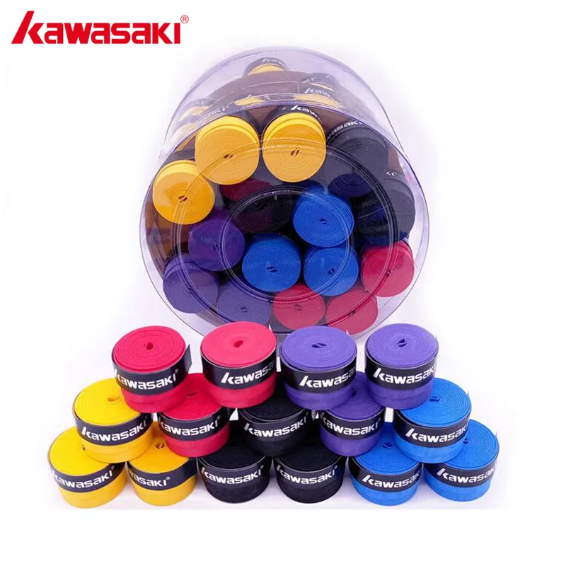

60Pcs / Lot KAWASAKI Badminton Over Hand Grips Hand Sweatband Tennis Rackets Grips Rackets Accessories Sweatband X29