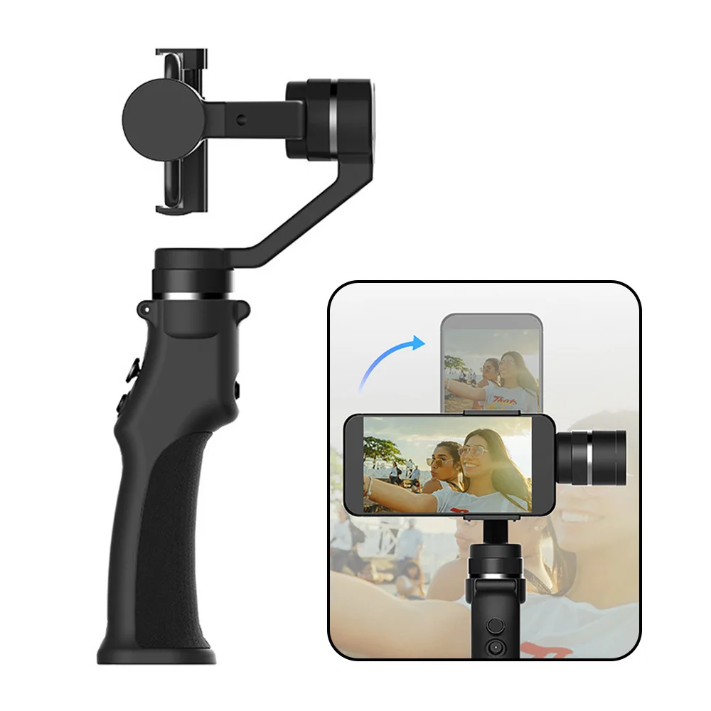  3-Axis Handheld Cinematic Stabiliser Gimbal with Battery For Smartphone