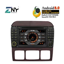4 ГБ Оперативная память 7 “android-автомобильный DVD gps для Benz S CL Class S320 S350 W220 W215 CL600 автомобильное стерео радио FM аудио-видео Бесплатная сзади Камера