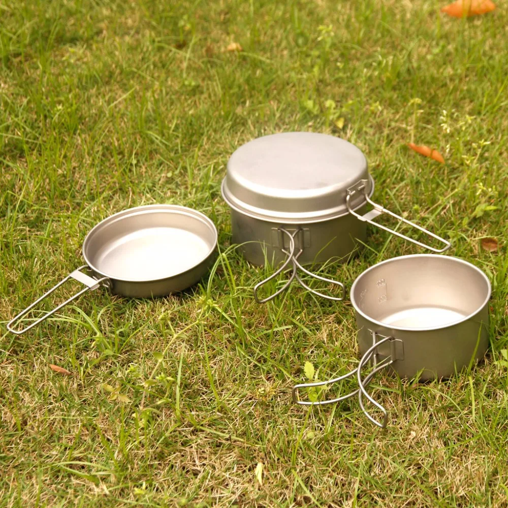Ultraligero de Pan y al aire libre de utensilios de cocina de olla de vajilla de la mejora de la resistencia del cuerpo