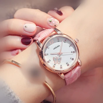 

Cute Fashion Luminous Watch with Watch Waterproof Ladies Watch Female High School Students Trend Fashion & Casual