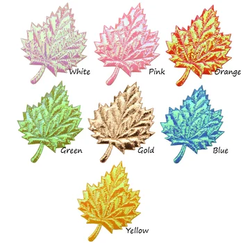 

490pcs Sequin Mint leaf Glitter Hair Flowers Accessories Boutique Hair Accessories No Clip Bow for Hair Headbands