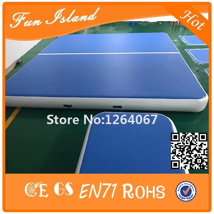 

Free Shipping 4x4x0.3m Customized LOGO Inflatable Air Tumble Track For Gym Inflatable Air Track For Sale